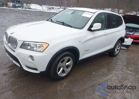 2012 BMW X3 xDrive28I z USA, uszkodzony, nr VIN 5UXWX5C5XCL725679